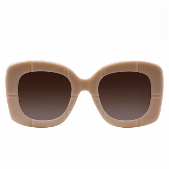 New! Kate Spade JOSEY/G/S 0SZJHA White Square Sunglasses, Authentic - Picture 3 of 10